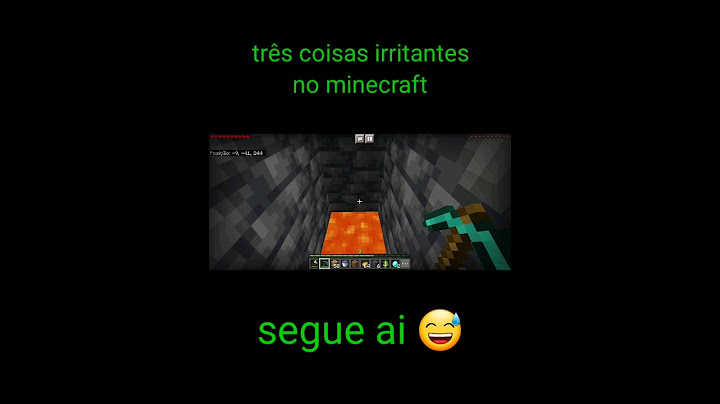 três coisas irritantes no minecraft #gamer #minecraft #mojang