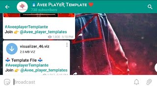 Avee Player Template Download  Without link Telegram Avee Player template download screenshot 3