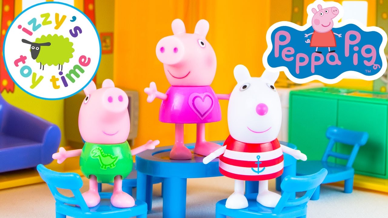 Peppa Pig Deluxe House! | Peppa Pig Toys | Peppa and George in English | Toys for Kids pranks to do on your mom