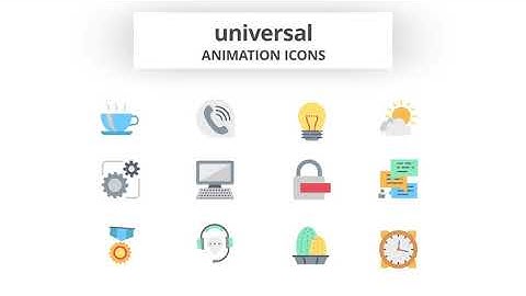 Universal - Animation Icons (MOGRT) | After Effects null - Envato elements