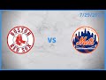 Boston Red Sox Condensed Game (7/29/2020) New York Mets Condensed Game