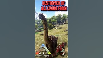 Brachiosaurus destroyer of all living form !  #ark #arksurvivalevolved #arksurvivalascended #gaming