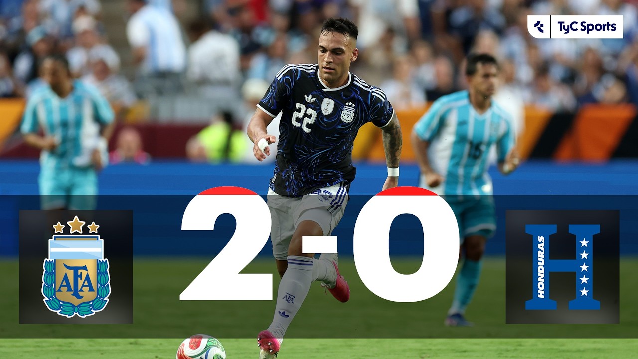 Argentina 2 - 0 Honduras | Amistoso Internacional