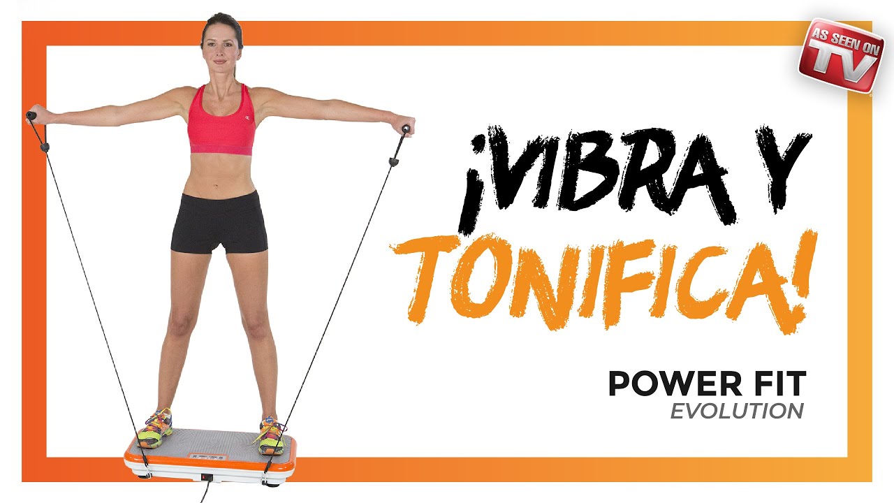 💪 Plataforma Vibratoria Power Fit, Ejercicios para tonificar el cuerpo