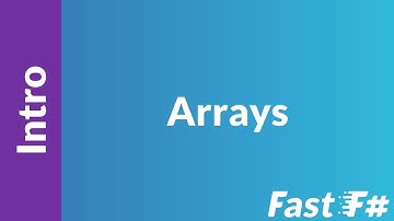 Fast F#: Intro to Arrays
