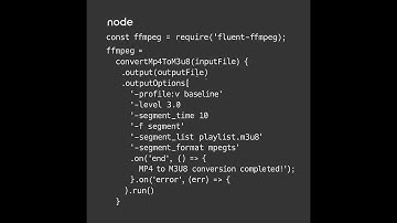 Convert MP4 to M3U8 Using Node.js & FFmpeg | Full Coding Tutorial