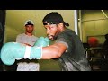 Floyd Mayweather displays LAZOR Sharp POWERFUL Punches in Training for Logan Paul Exhibition