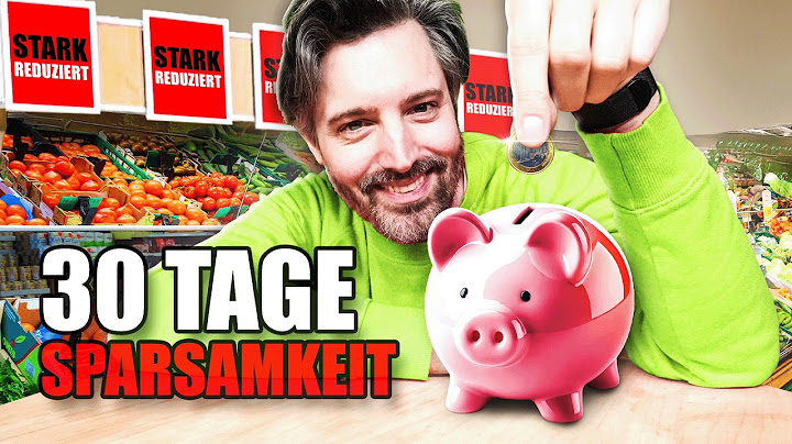 Ich hab einen Monat so sparsam wie möglich gelebt 🐖 Selbstexperiment