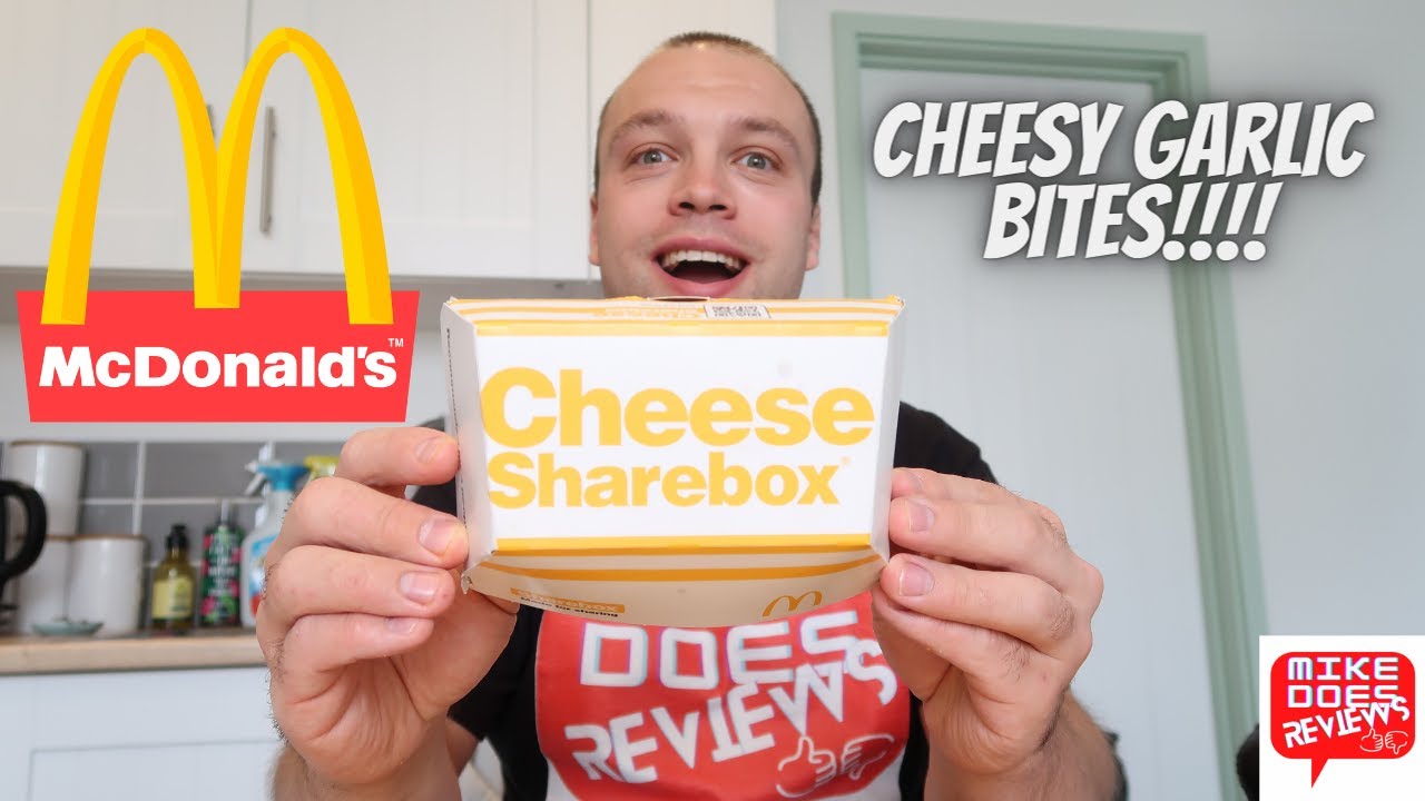 McDonald's Cheesy Garlic Bites Food Review YouTube