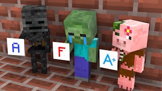 Monster School : Oh No, Baby Zombie ! - Minecraft Animation