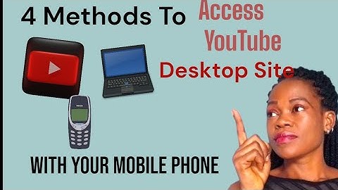 How to Access YouTube Desktop site studio with mobile phone.