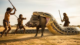 Life Million of Years Ago | First Humans Face Giant Python