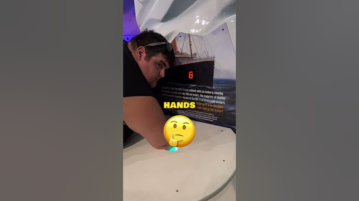 Recreation of the Frozen Water in Titanic 🥶