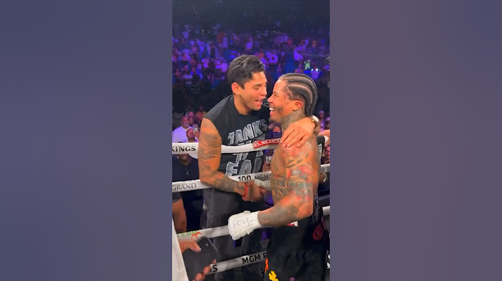 RYAN GARCIA PULLS UP ON GERVONTA DAVIS AFTER HIS KNOCKOUT OF FRANK MARTIN