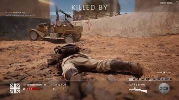 Battlefield 1 open beta/ test video// Ultra 1080p pc