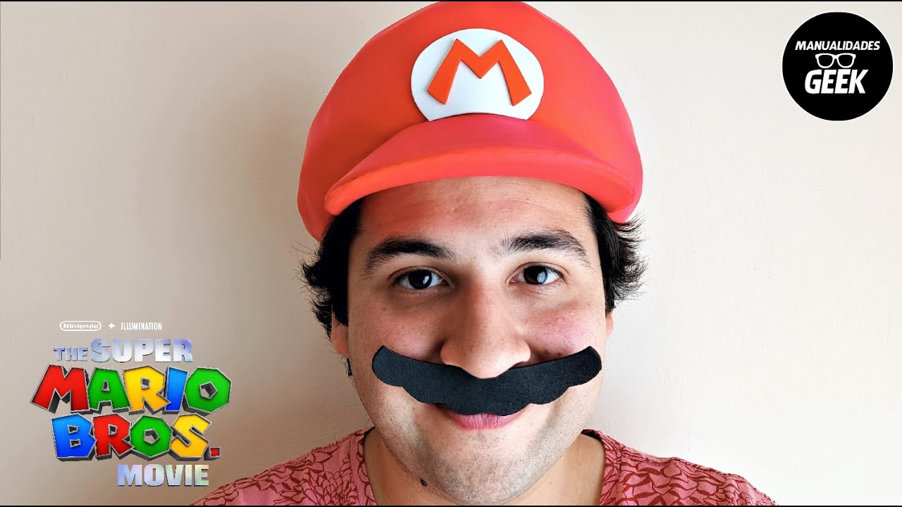 Como hacer la Gorra de Mario de The Super Mario Bros The Movie  DIY/TUTORIAL/MANUALIDAD 