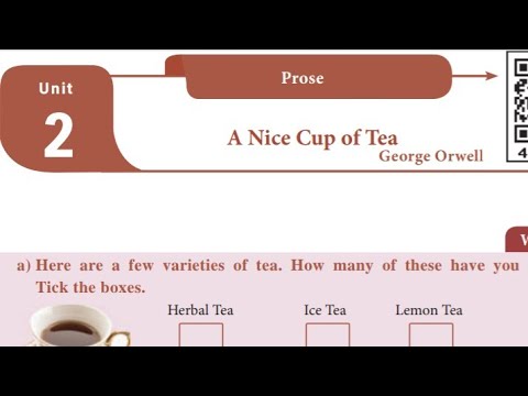 Download The Nice Cup Of Tea By George Orwell 12th Standard 2nd Prose Explained In Tamil Daily Movies Hub