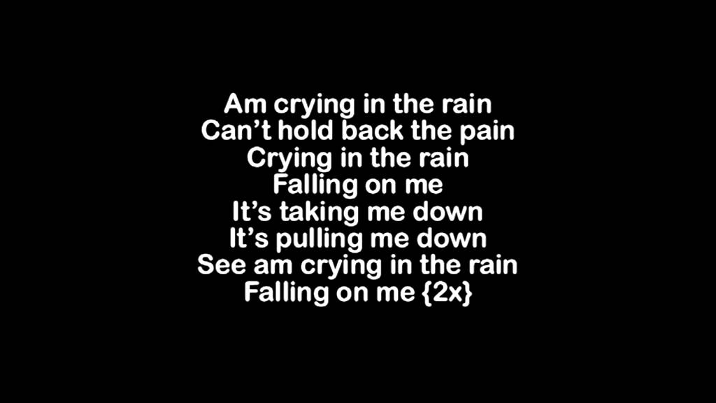 Georgee - Crying In The Rain Lyrics (Official)