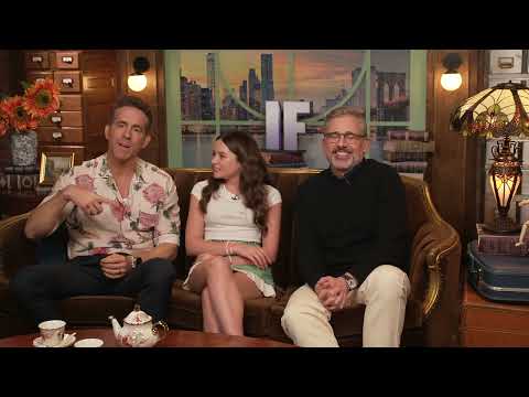 IF Movie Interview With Ryan Reynolds, Cailey Fleming, and Steve Carell