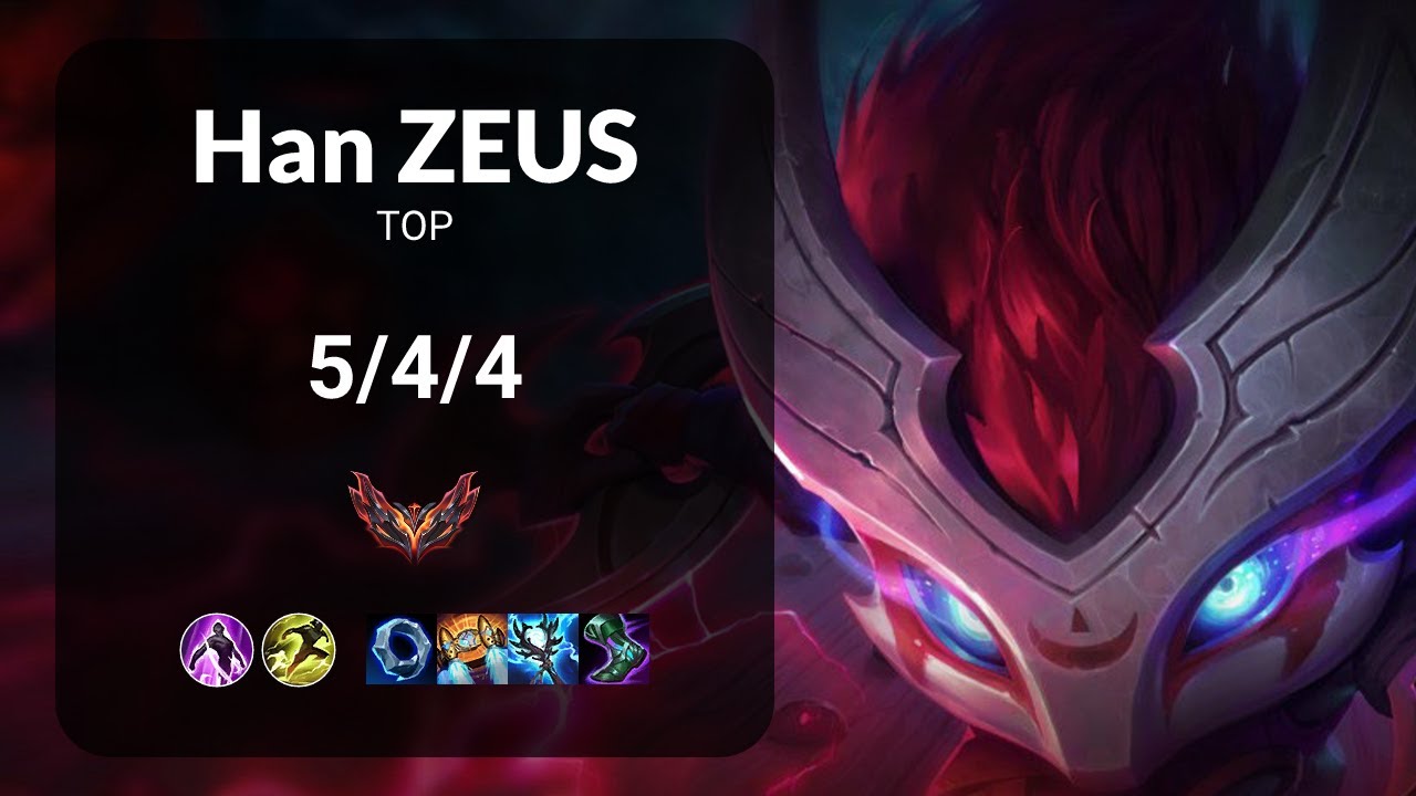Han Zeus Kennen vs Ryze TOP - KR GRANDMASTER Patch 15.3