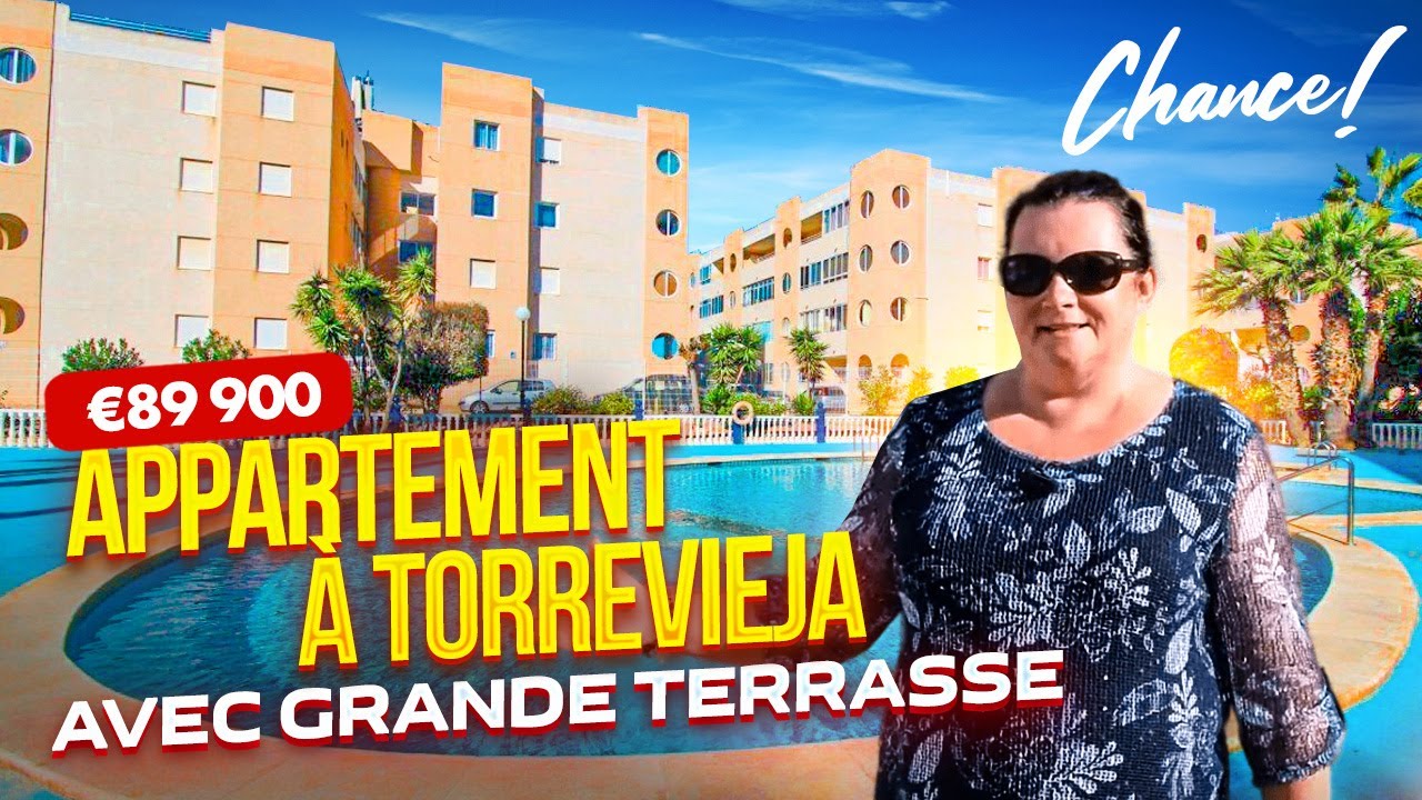 Appartement à Torrevieja avec grande terrasse. Propriété en Espagne (Costa Blanca)