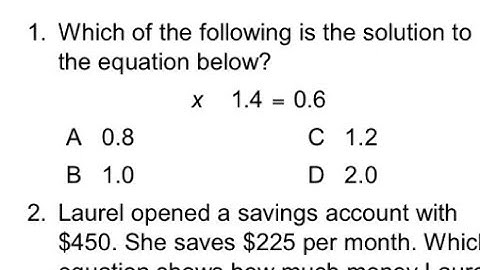 7R Module 6 Study Guide Problems 1 & 2