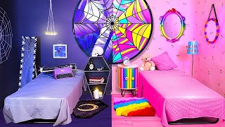 WEDNESDAY vs ENID's ROOM MAKEOVER 🌈|| BRILLIANT HACKS by 5-Minute Crafts image
