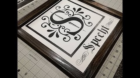 How to make a reverse canvas with HTV