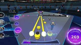 ROBLOX Robeats: Polargeist (Hard) [NO MISS, CASUAL MODE, FULL COMBO]