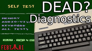 This Atari 800XL Only BOOTS to BROKEN Self Test #febtari
