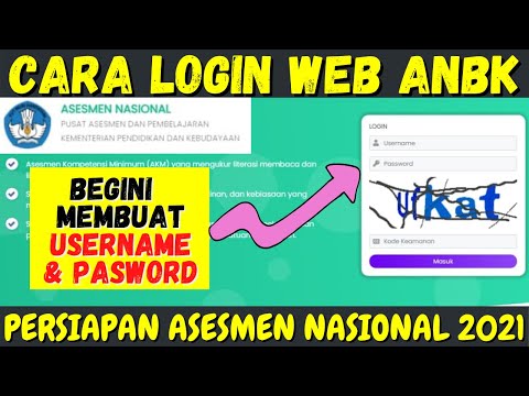 CARA LOGIN WEB ANBK, PERSIAPAN ASESMEN NASIONAL 2021