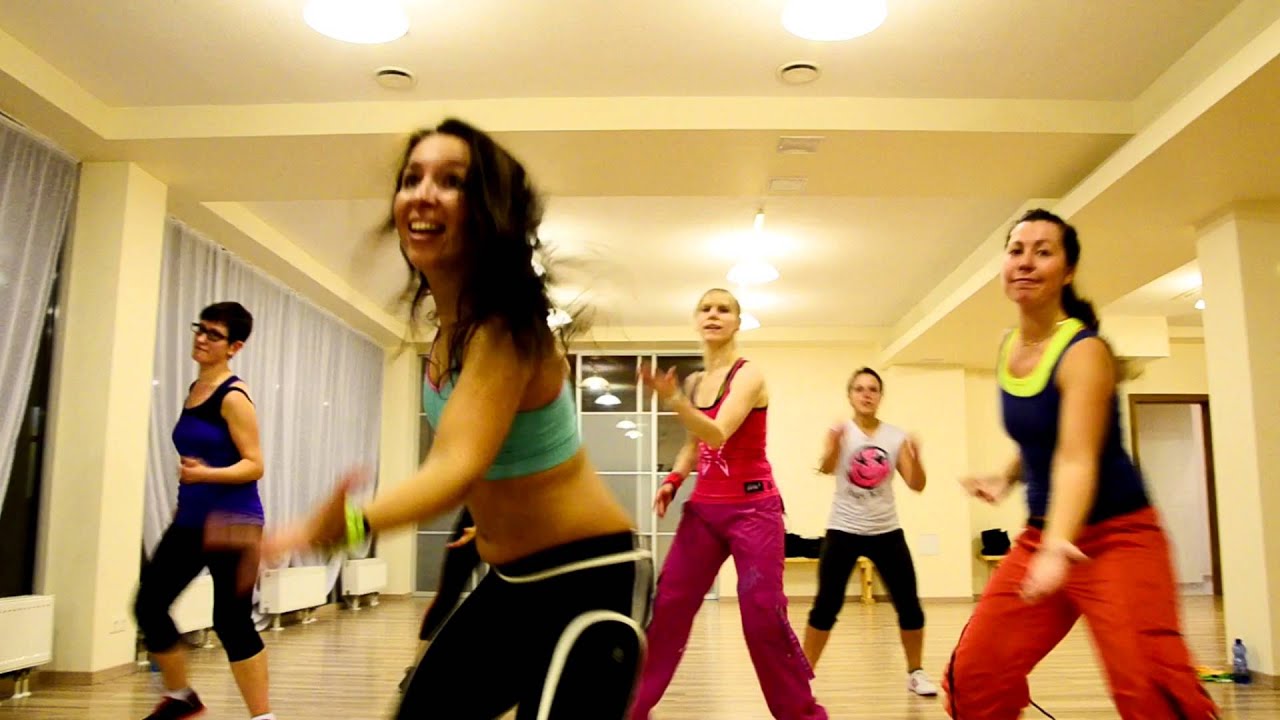 Zumba and Salsation in Riga with Irina Cernova song Mr. President
