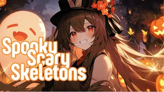 Nightcore | Spedup ↣ Spooky Scary Skeletons (Metal Cover)