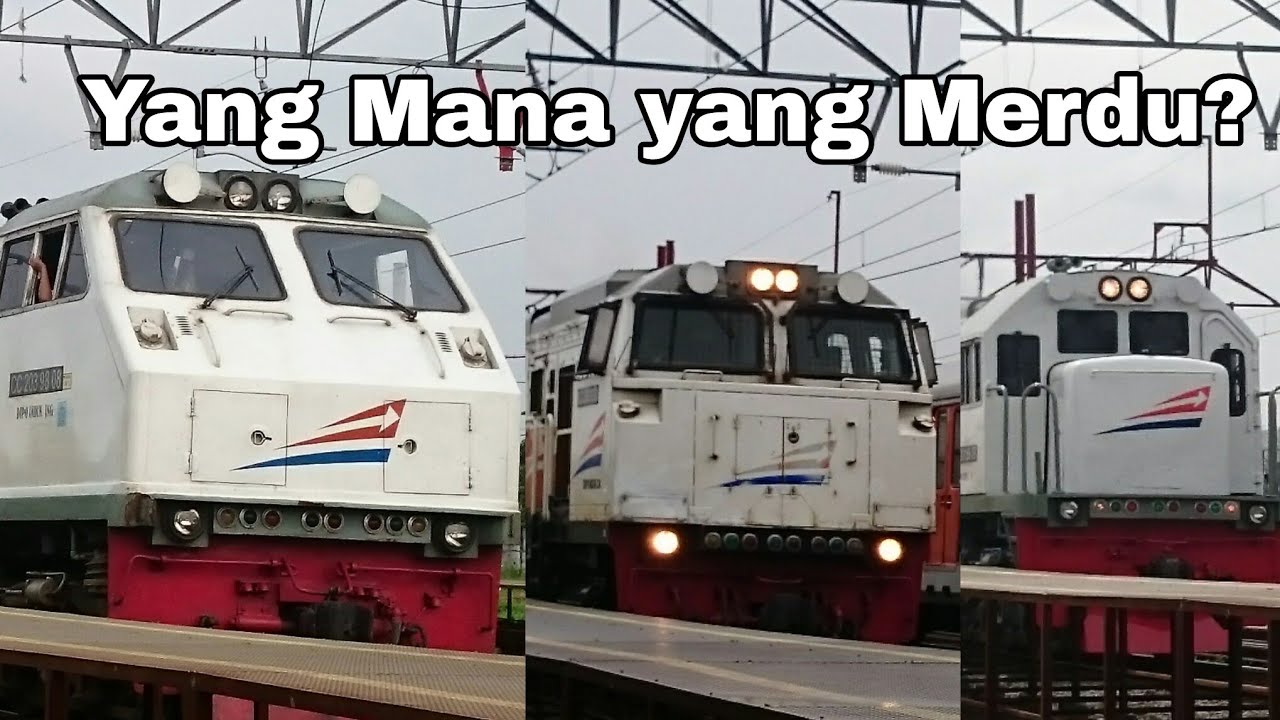Suara Mesin Lokomotif GE Di Pulau Jawa