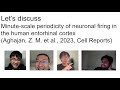 Ep 80: Let's discuss a paper soon after reading it! Minute-scale periodicity of neuronal firing