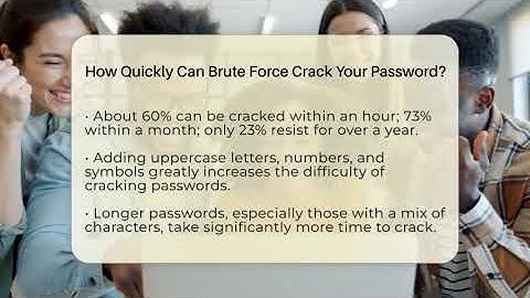 How Quickly Can Brute Force Crack Your Password? - Everyday-Networking