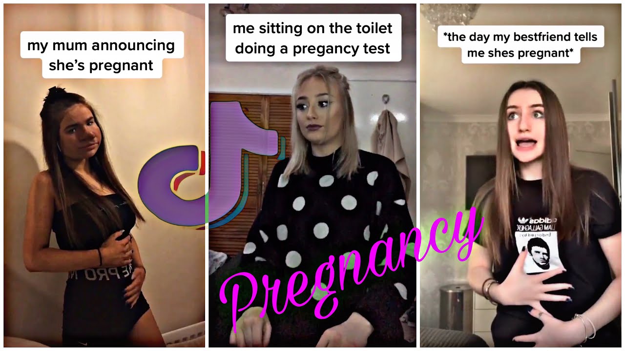Telling Him I'm Pregnant Tik Tok Compilation Baby Momma Dance Vol 2