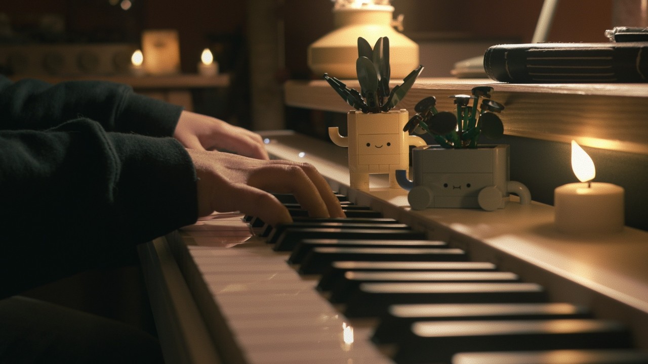 a quiet place to set your thoughts down | soft piano