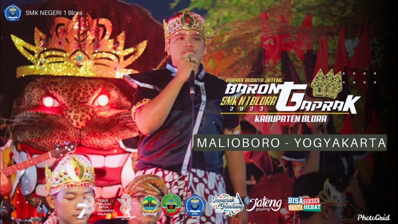 BARONG GAPRAK NUSANTARA - SMK N 1 BLORA || Festival Selasa Wagen  (Live in Malioboro Jogjakarta)