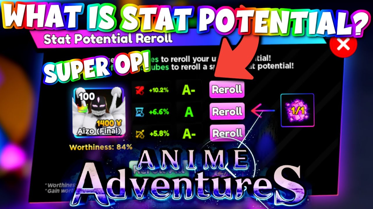 How to reroll stats in Anime Adventures - Roblox - Pro Game Guides