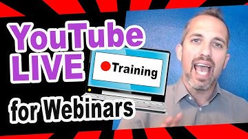 How to use YouTube LIVE for Webinars FULL TUTORIAL (video marketing)