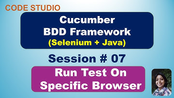 Cucumber BDD Framework Development (selenium + Java)  in Hindi #07 | With Practical Demo