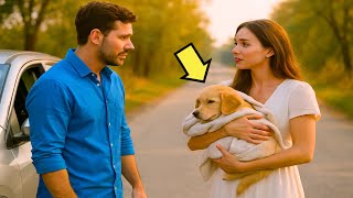 أب أعزب يوقف سيارته لمساعدة مليونيرة وكلبها المريض… لكنه لم يتخيل أبداً النهاية