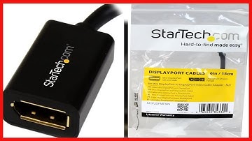 StarTech.com Mini DisplayPort to DisplayPort Adapter - 4K x 2K UHD Video - Mini DP to DP Converter