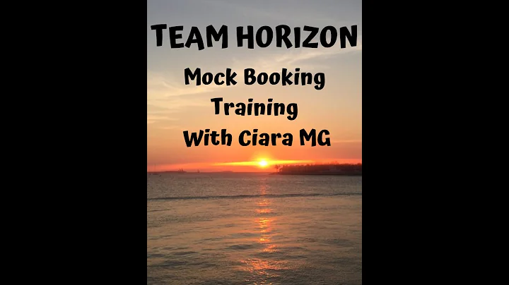Mock Booking Training with Ciara MG; July 17, 2022
