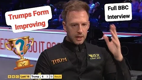 Judd Trump 'I Don't Know What To Expect' After Reaching Q/F