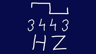 3443 hz square
