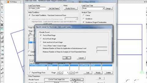 19 nonlinear staged construction SAP2000V15