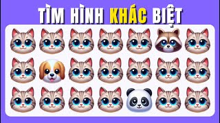 Săn Tìm Hình Khác Biệt: Thế Giới Động Vật🐱🦁 🐶