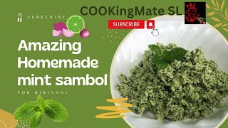 Authentic Sri Lankan Sambols: Minchi Sambola Recipe Guide | COOKing Mate SL| මිංචි සම්බෝල බුරියානියට